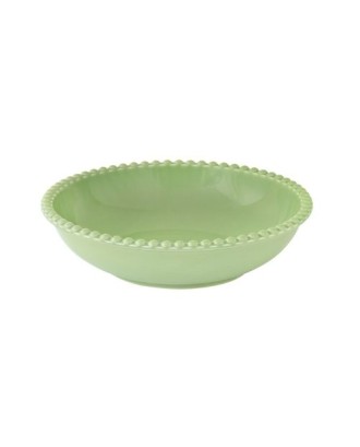 Farfurie pentru supa, portelan, verde, 20 cm, Tiffany - SIMONA'S COOKSHOP